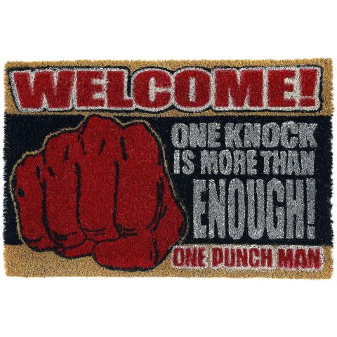 One Punch Man One Knock Door Mat multicolour (New)
