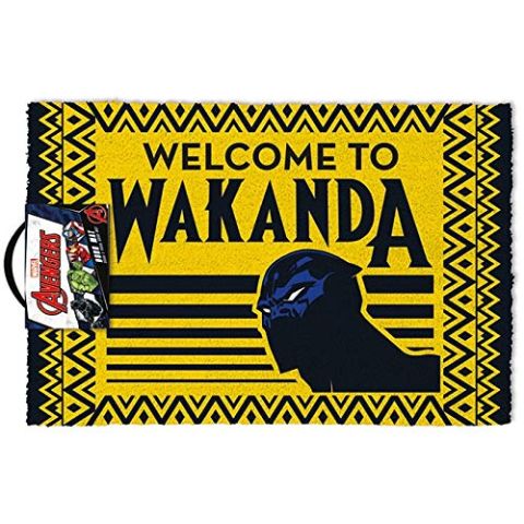 Black Panther (Welcome to Wakanda) Doormat (New)