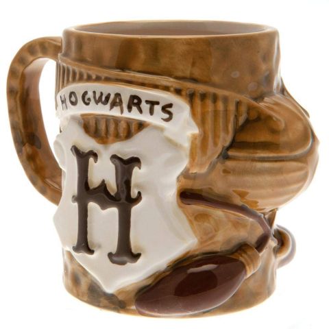 Harry Potter SCMG25063 20oz / 568ml 3D Quidditch Ceramic Mug, 568 Milliliters (New)