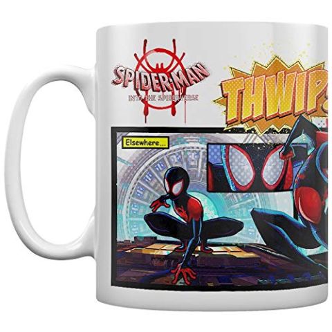 Spider-Man Into The Spider-Verse MG25317 Ceramic Mug, 315 ml / 11 oz, Multicoloured (New)