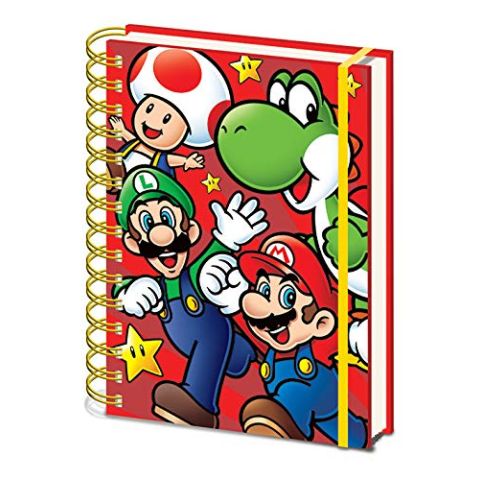 Super Mario (Run) A5 Wiro Notebook (New)