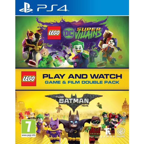 Lego DC Super-Villains Game & Film Double Pack (PS4) (New)