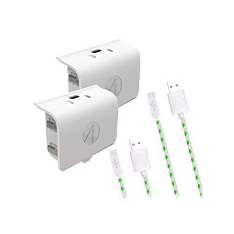 Stealth Xbox One Play and Charge Kit Twin Pack - White (New)