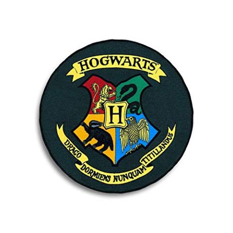 Groovy Uk Harry Potter Hogwarts School Shield 100cm x 100cm Circular Indoor Mat (New)