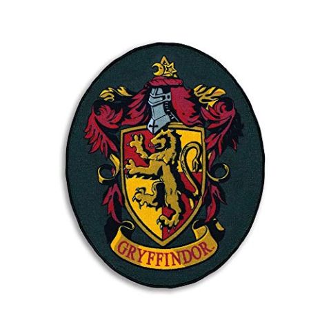 Groovy Uk Harry Potter Gryffindor Shield 80cm x 100cm Oval Indoor Mat (New)
