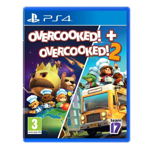 Overcooked! + Overcooked! 2 (PS4) (New)
