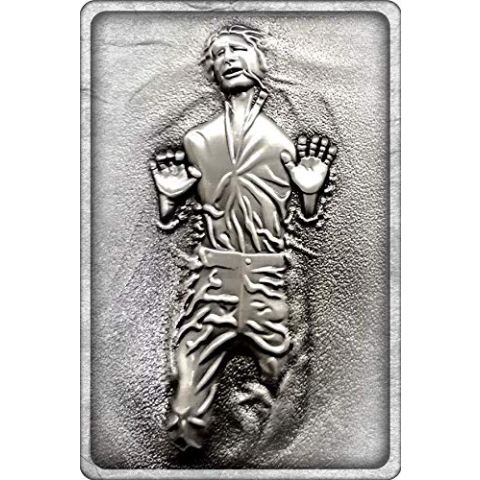 Star Wars K-001 Han Solo in Carbonite Limited Edition Metal Collectible (New)