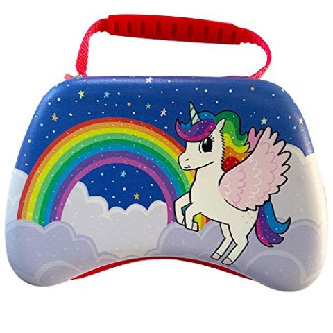 Unicorn Friends Universal Gaming Controller Carry and Storage Case (PS4, Xbox One, Switch, Stadia, PC) (New)