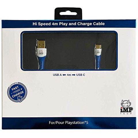 iMP Tech PS5 High Speed 4 Metre Play & Charge Cable (PS5) (New)