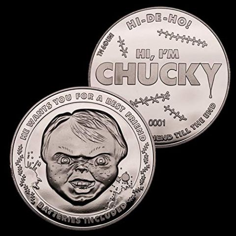 Chucky Collector's Limited Edition Coin (Silver) (New)
