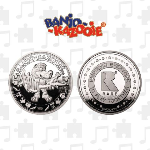 Banjo-Kazooie Collector's Limited Edition Coin (Silver) (New)