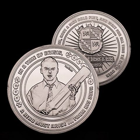 Shaun of the Dead Collectable Coin (Silver) (New)