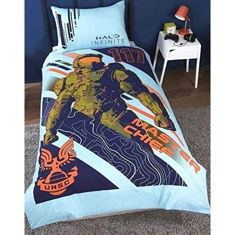  Halo Master Chief Double Duvet Cover Set (New)