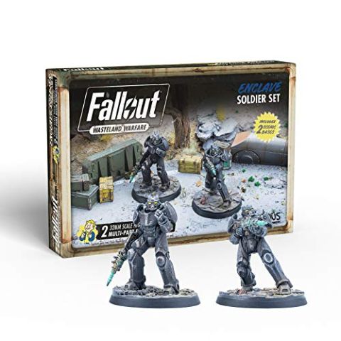 Fallout: Wasteland Warfare Enclave Soldier Set (New)