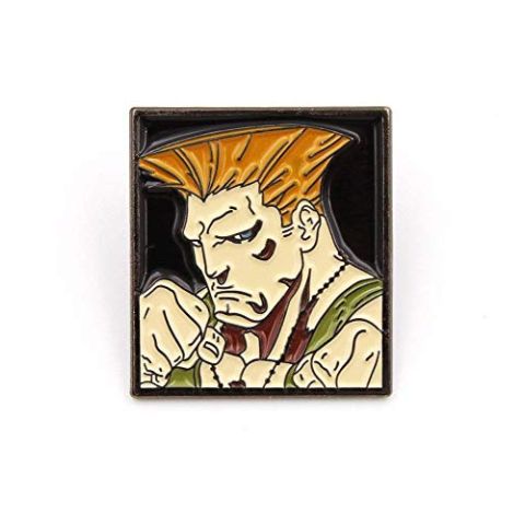 DTR Street Fighter Pin Badge Guile Pins Brooches (New) (New)