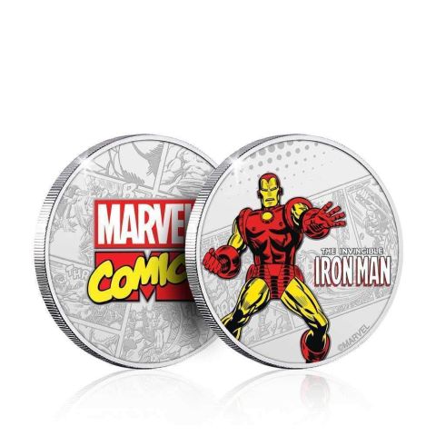 The Invincible Iron Man Limited Edition Collectors Coin (Silver) (New)