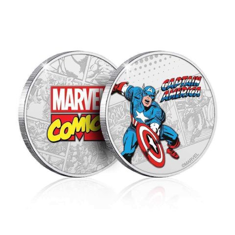 The Captain America Limited Edition Collectors Coin (Silver) (New)