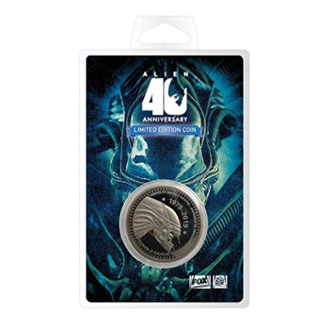 FaNaTtik Alien Collectable Coin 40th Anniversary Silver Edition Coins (New)