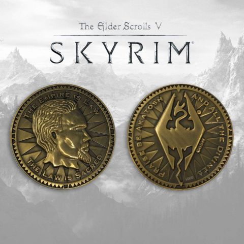 FaNaTtik The Elder Scrolls V: Skyrim Collectable Coin The Empire Is Law Coins (New)