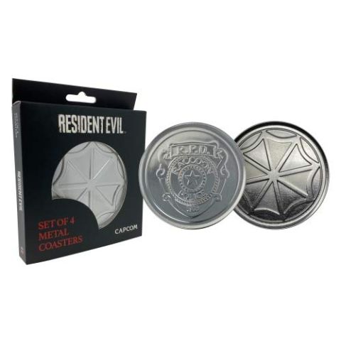 Resident Evil Coasters Pack of 4 Police & Logo (New)