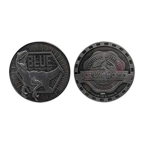 FaNaTtik Jurassic World Collectable Coin Blue Limited Edition Park Coins (New)
