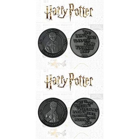 FaNaTtik Harry Potter Collectable Coin 2-pack Dumbledore's Army: Harry & Ron Limited Edit (New)