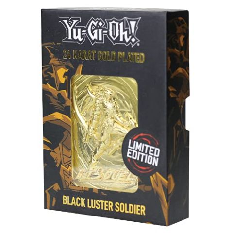 Fanattik KON-YGO25G Yu-Gi-Oh-Limited Edition 24K Gold Plated Collectible Black Luster Soldier (New) (New)