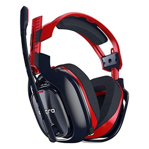 ASTRO Gaming A40 TR-X Edition Wired Gaming Headset for PC, Xbox and PlayStation - Red/Blue (New)