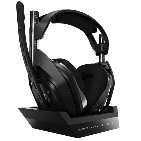 ASTRO Gaming A50 Wireless Headset + Base Station Generation 4 with Dolby Audio, Compatible with PS4, PC, Mac - Black/Silver (New)