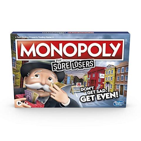 Monopoly for Sore Losers Board Game for Ages 8 and up, the Game Where it Pays to Lose (New)