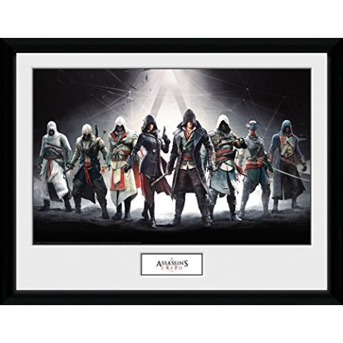 GB eye LTD, Assassins Creed, Characters, Framed Print 30x40cm, Wood, Various, 52 x 44 x 3 cm (New)