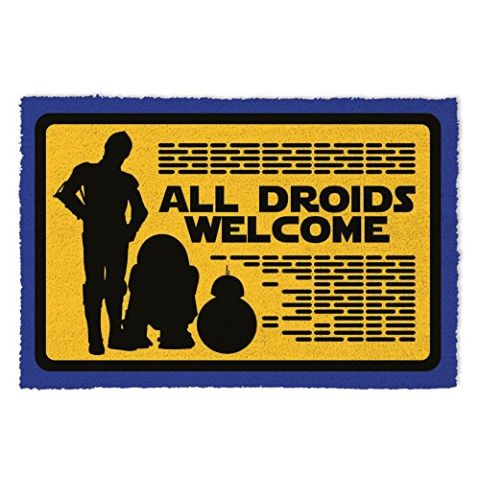 Star Wars All Droids Welcome Door Mat, Multi-Colour, 40 x 60cm (New)