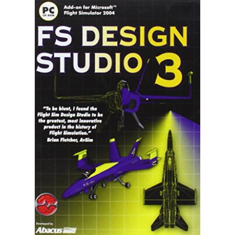 FS Design Studio V3  Add-On for FS 2004 (PC CD) (New)
