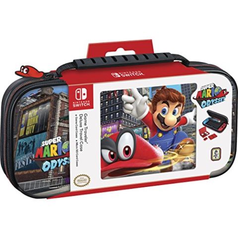 ACCESSORI VARI SWITCH Big Ben Official Deluxe Pouch Travel &#34;Mario Odyssey&#34; (New)