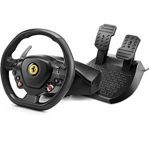 'Trust Master 4160672 T80 Racing Wheel Ferrari "488 GTB for PS4 and PC Black (New)