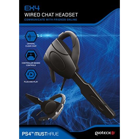 Gioteck EX4 Wired Chat Headset (PS4) (New)