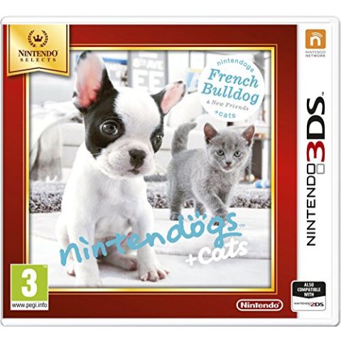 Nintendogs + Cats (French Bulldog + New Friends) (Selects) (3DS) 