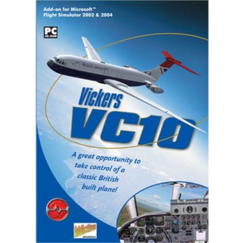 Vickers VC10 Add-On for FS 2002/2004 (PC CD) (New)
