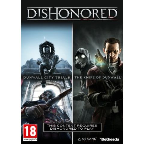 Dishonored DLC Double Pack: Dunwall City Trials and The Knife of Dunwall (PC DVD) (New)