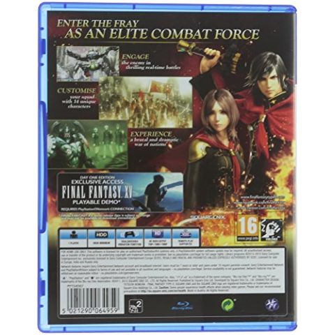 Final Fantasy Type-0 HD (Inc. FF XV (15) Demo)  (PS4) (New)