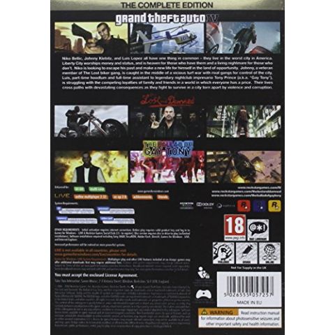 Grand Theft Auto IV Complete Edition (PC) (New)