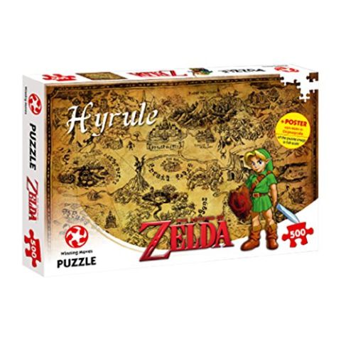 Legend of Zelda Hyrule Field 500 Piece Jigsaw Puzzle (New)
