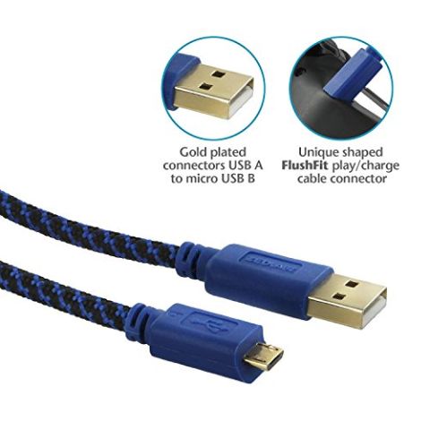 ZedLabz Ultra (Gold Plated) 5M Extra Long USB Charge Cable  (PS4) (New)