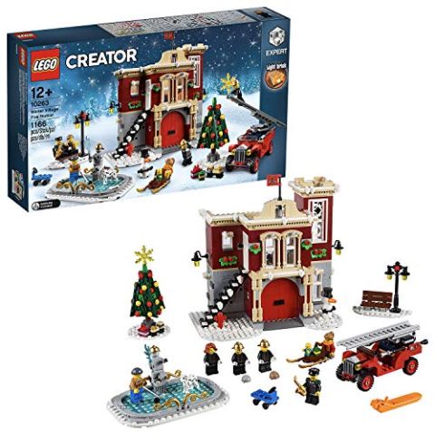 LEGO 10263 Creator Expert Winter Village Fire Station Building Kit, Multicolour (New)