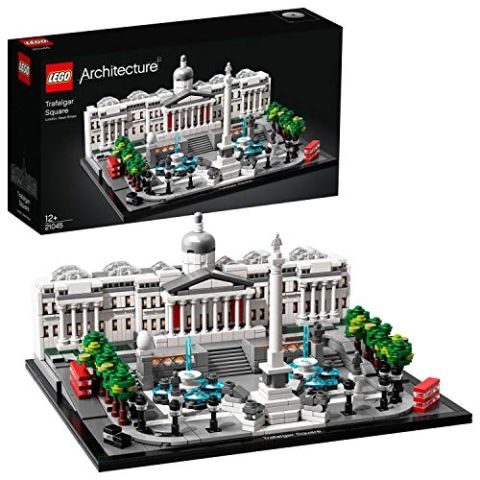 LEGO 21045 Architecture Trafalgar Square Building Set with London Landmark National Gallery Collectible Model (New)
