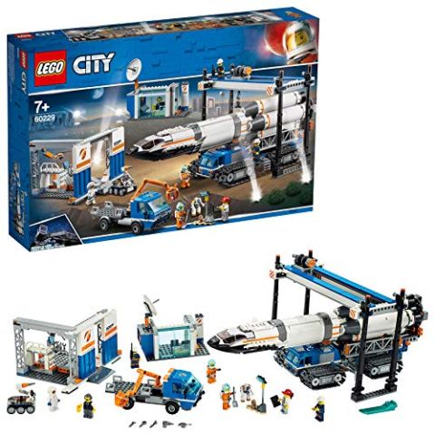 LEGO 60229 City Rocket Assembly and Transport Space Port Toy inspired by NASA, Mars Expedition Series (New)