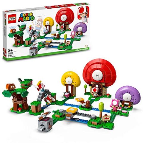 LEGO 71368 Super Mario Toad’s Treasure Hunt Expansion Set Buildable Game (New)