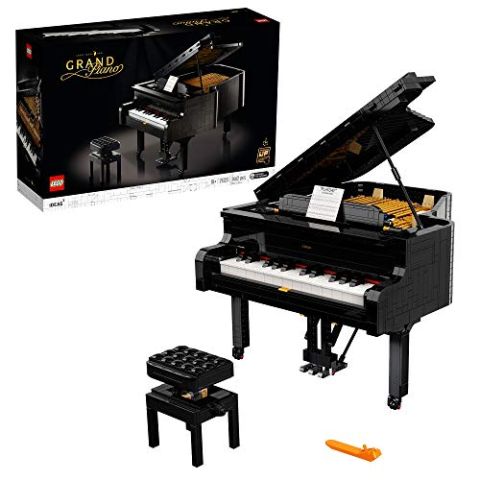LEGO 21323 Ideas Grand Piano Model Building Set for Adults, Collectible Display Gift with Motor and Power Functions (New)