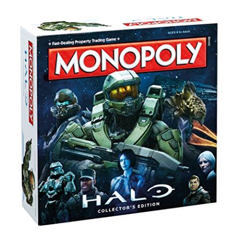 Winning Moves &quot;Halo&quot; Monopoly Board Game (New)