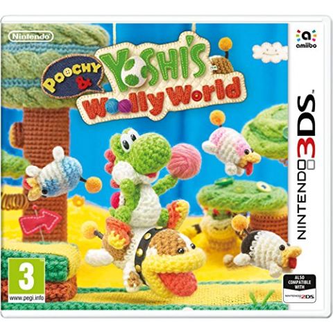 Poochy and Yoshi's Woolly World (Nintendo 3DS) (New)